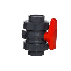 PVC Kulový ventil II, 2x lepený spoj, 90 mm