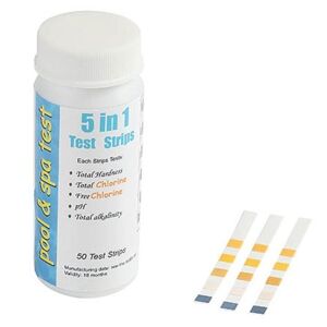 Testovací proužky Pool and Spa Test Strips 5 in 1, 50 ks