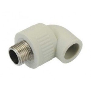 PWS - Professional Water System PPR koleno s kovovým vnějším závitem 20 x 3/4