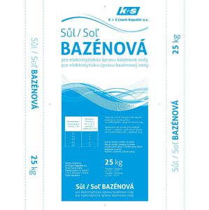 Sůl bazénová 25kg pro elektrolytickou úpravu bazénové vody