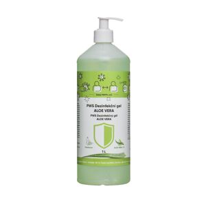 PWS Dezinfekční gel ALOE VERA, virocid, 1 l s dávkovačem