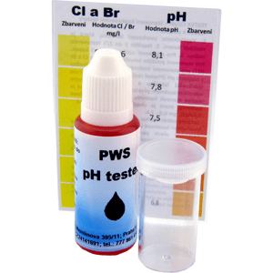 PWS Bazénový kapkový tester pH