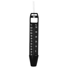 Teploměr černý 25cm BLACK