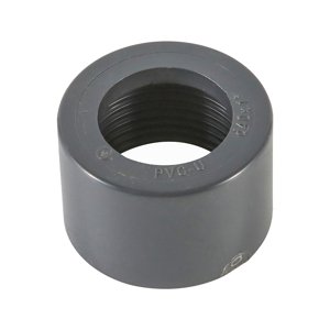 PVC tvarovka - přechodka malá, prstýnek/kroužek se závitem 25 mm x 1/2“