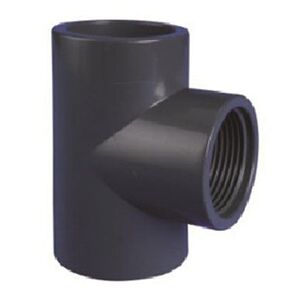 PVC-Hanscraft T-kus 90° lep/záv.int 40x1 1/4"