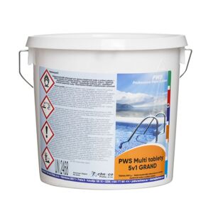 PWS Multi tablety 5v1 do bazénu blok 500g - 0,5 kg