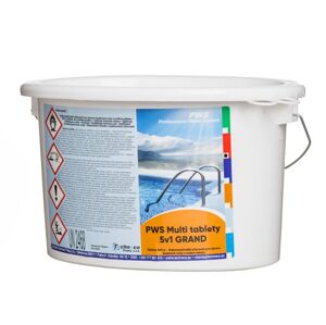PWS Multi tablety 5v1 do bazénu blok 500g - 3 kg