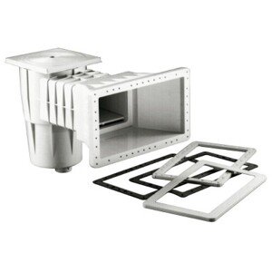 Kripsol bazénový skimmer sání 400 mm x 230 mm, pro fólie, s vak. kotoučem