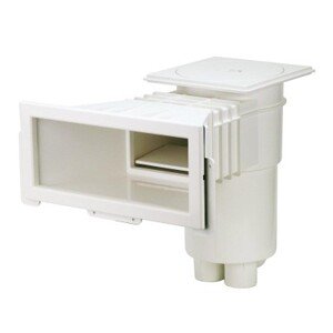 VágnerPool bazénový skimmer sání 406 mm x 160 mm, pro fólie, s mosaznými zástřiky