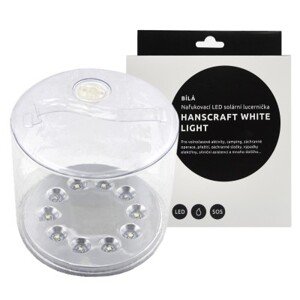 Hanscraft nafukovací LED solární lucernička LIGHT