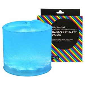 Hanscraft nafukovací LED solární lucernička COLOR