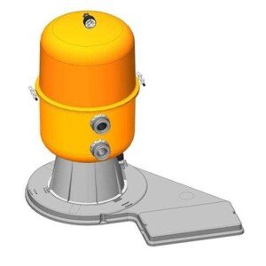 AstralPool filtrační zařízení - Dělený Kit 500, 9 m3/h, 230 V, 6-ti cest. boč. ventil, čerp. Preva 50