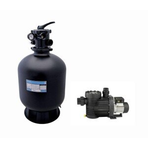 VágnerPool filtrační zařízení Azur KIT 380 6m3/hod na podstavci s čerpadlem Bettar