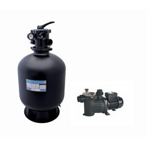 VágnerPool filtrační zařízení Azur KIT 480 9m3/hod na podstavci s čerpadlem Preva