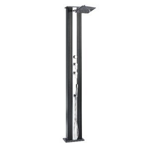 Formidra solární sprcha s ruční sprchou DADA antracit/inox 40 litrů