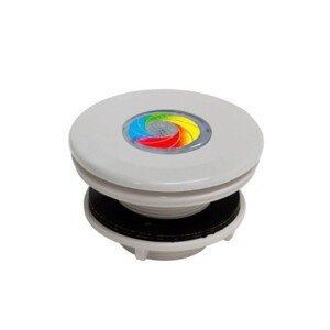 SeaMAID bazénové LED světlo s tryskou VágnerPool (Bílá) - 9LED RGB, 8,2W - pro fóliové bazény