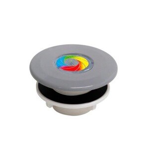 SeaMAID bazénové LED světlo s tryskou VágnerPool (Světle šedá RAL7004) - 9LED RGB, 8,2W - pro předvyrobené bazény
