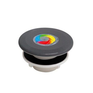 SeaMAID bazénové LED světlo s tryskou VágnerPool (Tmavě šedá RAL 7016) - 9LED RGB, 8,2W - pro předvyrobené bazény