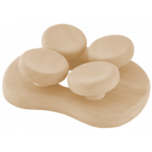 Sentiotec ergonomický podhlavník do sauny osika