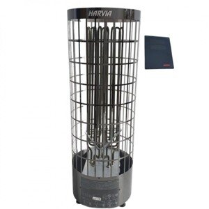 Harvia saunová kamna elektrická Cilindro PC90XE black black