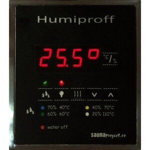 Saunaproject regulace do sauny Humiproff combi chrom pro zapuštění