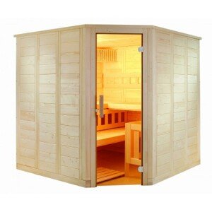 Sentiotec finská Sauna Welfun Corner 206x206x204cm