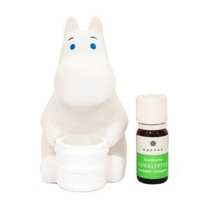 EMENDO  - Keramický odpařovač, Moomin + eukalyptus 10 ml