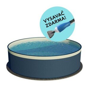 Planet Pool bazén ANTRAZIT/Sand samotný bazén 350 x 90 cm + ZDARMA bazénový vysavač Planet Pools Space