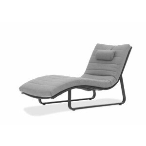 STAY venkovní křeslo Curved s opěrkou hlavy Stone