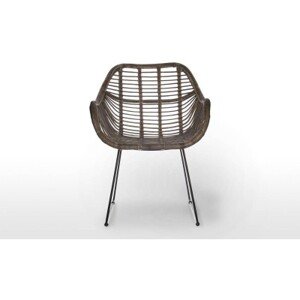 Vimine Natural Wicker® Zahradní ratanové retro křeslo laval přírodní