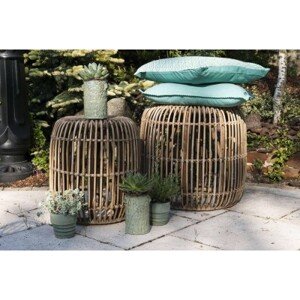Vimine Natural Wicker® Zahradní stolek  / puf cannes přírodní ratan 35 cm