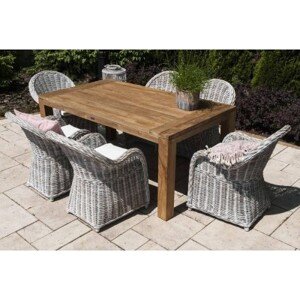 Vimine Natural Wicker® Zahradní souprava nimes teak iii