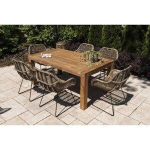 Vimine Natural Wicker® Zahradní souprava nimes teak vii
