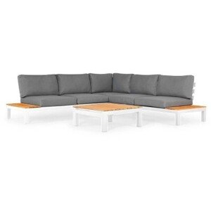 Zumm Garden Furniture® Zahradní sestava hliníková vita ii bílá
