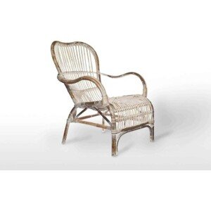 Vimine Natural Wicker® Ratanové křeslo cannes praná bílá