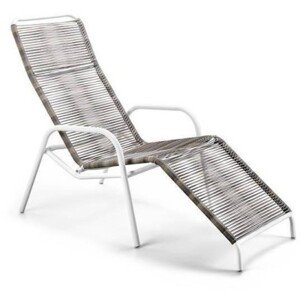Zumm Garden Furniture® Zahradní lehátko sora bílá