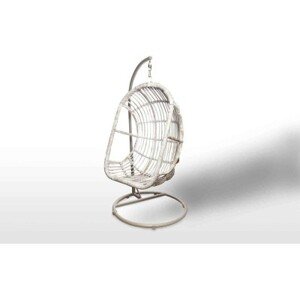Vimine Natural Wicker® Nice ratanové houpací křeslo praná bílá