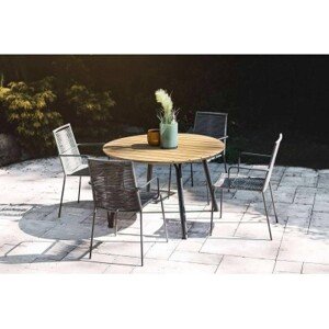 Zumm Garden Furniture® Zahradní set simi ⌀120 cm eukalyptus ii
