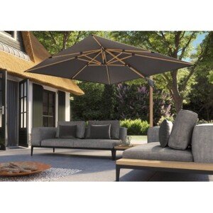 Platinum® Zahradní slunečník ​​​​​​challenger t² premium 3m x 3m oak