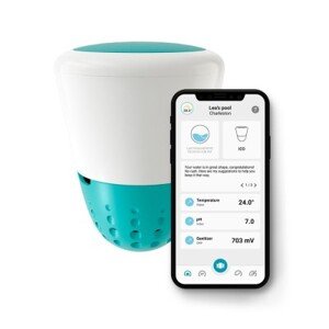 Ondilo ICO Pool V2 digitální tester vody pro bazény teplota/pH/ORP s Wi-Fi + Bluetooth (NOVINKA 2024)