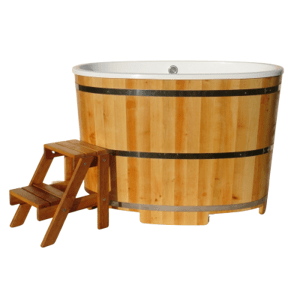 Horavia ochlazovací káď MAX2 pro 2 osoby, olše, 140x80