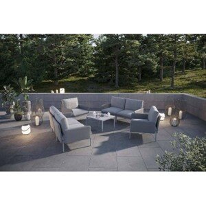 Zumm Garden Furniture® Sestava zahradního nábytku arona iv šedá